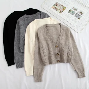 Knit Slim Fit Cardigan