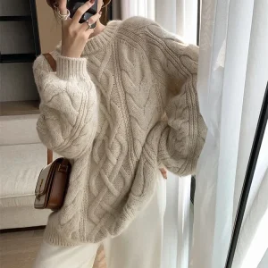 Knit Solid Casual Pullover