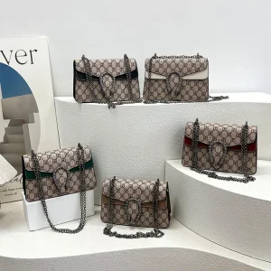 Women's Crossbody Bag with Magnetic Lock