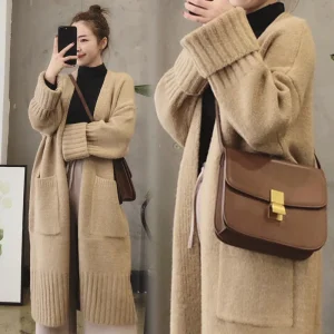 Elegant Knit Cardigan Sweater Jacket